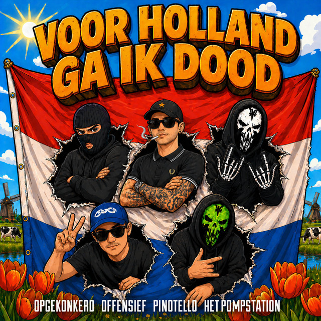 Voor Holland Ga Ik Dood, cover artwork